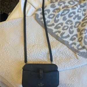 Kate Spade Black Structured Crossbody Bag
